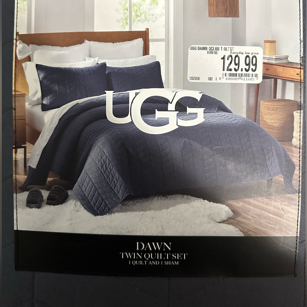 UGG brand Twin size Quilt.